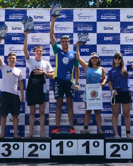 Triatletas da Escolinha de Triathlon inspiram novas gerações